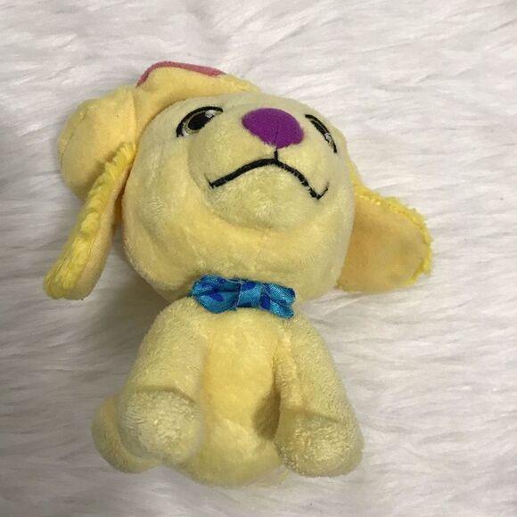 Fisher-Price SUNNY DAY DOODLE YELLOW PUPPY DOG Stuffed Plush Toy 6” Tall - Picture 2 of 6